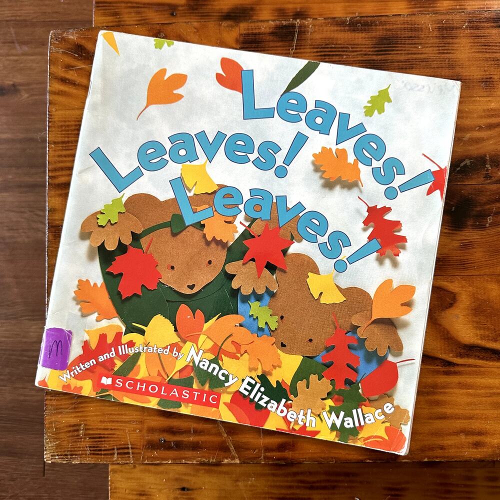 Vintage 2004 Scholastic Leaves! Leaves! Leaves! Paperback Book